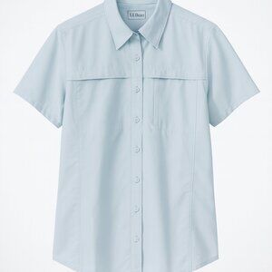 L.L. Bean Blue Button Down Shirt